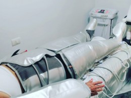 Sesión de infrarrojos + presoterapia + electrodos