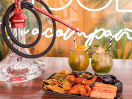 Picoteo para 2 con shisha + mojitos en La Plaza del Quinto Centenario