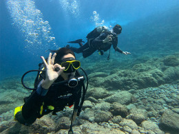 Bautismo de buceo en el Palm-Mar