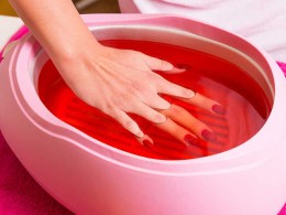 Tratamiento de manos ultrahidratante con parafina